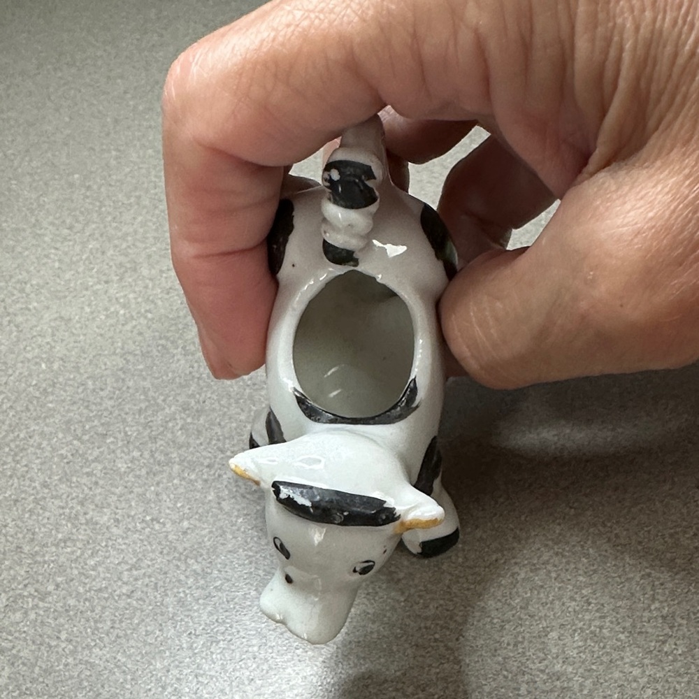 Whimsical Cow Creamer - Black and White - Picture 7 of 10